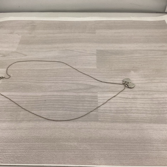 Tiffany & Co. 9.25 S.S Dual-Tone Heart Necklace - Picture 2 of 3